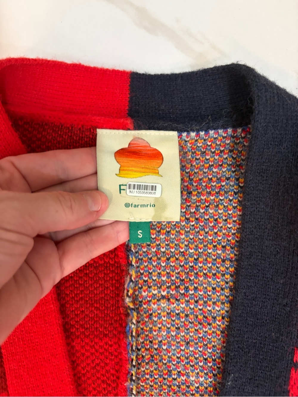 Farm Rio Patterned Button-Up Cardigan Sweater - Picture 2 of 4